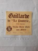 Bieretiket Gaillarde, Verzamelen, Biermerken, Ophalen of Verzenden, Nieuw