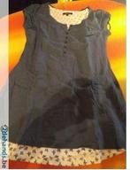 [3680]bloesje met ingewerkt topje groggy small nieuwstaat, Kleding | Dames, Ophalen of Verzenden, Gedragen, Maat 36 (S)