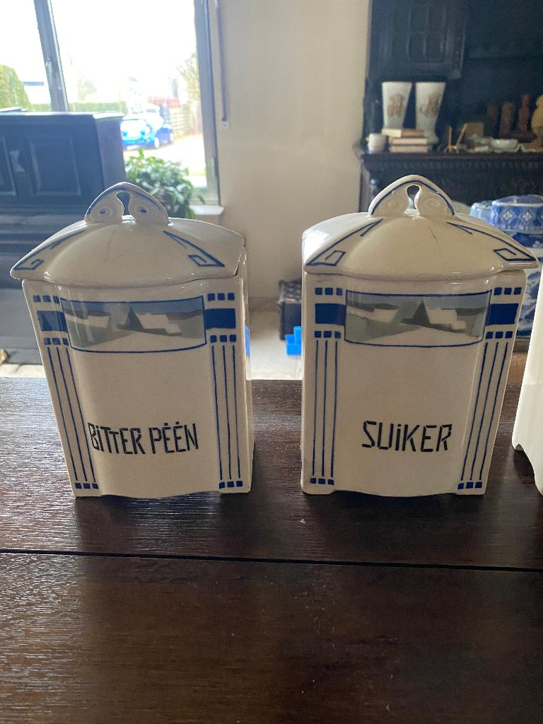 Voorraadpottten porselein, Antiek en Kunst, Ophalen