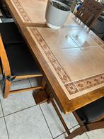 Tabel de 2,16 / 1m et 6 chaise avec coussin, Maison & Meubles, Tables | Tables à manger, Enlèvement