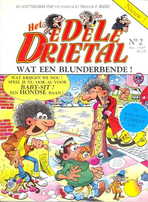 Het edele drietal nr 2 - Van de tekenaar van Paling & Ko!., Livres, BD, Comme neuf, Une BD, Enlèvement ou Envoi