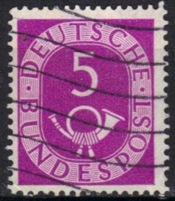 Duitsland Bundespost 1951-1952 - Yvert 11 - Posthoorn (ST), Postzegels en Munten, Postzegels | Europa | Duitsland, Verzenden