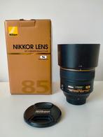 Nikon AF-S 85/1.4G full-frame prime lens nano coating, Audio, Tv en Foto, Ophalen of Verzenden, Zo goed als nieuw