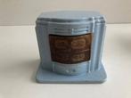 Spaarpot : CINEY kachel geëmailleerd ( lichtblauw ), Antiek en Kunst, Ophalen of Verzenden