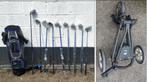 Complete set golfijzers + hout 3 + 1 tas + 1 kar, Sport en Fitness, Golf, Ophalen, Zo goed als nieuw, Set, Overige merken