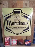 Maredsous Emaille Bord, Ophalen of Verzenden, Zo goed als nieuw, Reclamebord