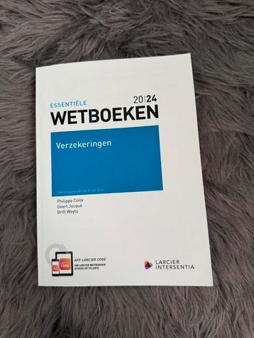 Wetboek verzekeringen beschikbaar voor biedingen