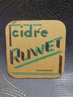 Sous-bock Cidre Ruwet Thinister, Autres types, Utilisé, Enlèvement ou Envoi