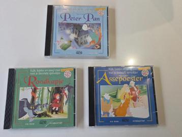 CD-ROM Sprookjes Roodkapje, Peter-Pan en Assepoester beschikbaar voor biedingen
