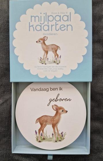 24 dubbelzijdige mijlpaalkaarten baby  beschikbaar voor biedingen