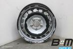 1 losse 15 inch stalen velg VW Caddy 2K0601027B, Auto-onderdelen, Gebruikt, Velg(en)