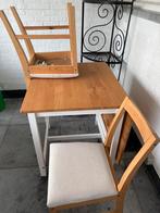 Uitklapbare tafel met 2 stoelen IKEA, Huis en Inrichting, Ophalen, Zo goed als nieuw