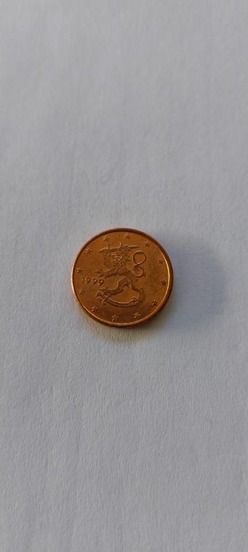 1 cent Finlande 1999, Envoi, Finlande, 1 centime, Monnaie en vrac