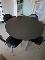 Keukentafel met 4 stoelen, Ophalen, Gebruikt