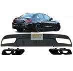 Diffuser volledig Hoogglans Zwart voor Mercedes W205 C63/s, Ophalen of Verzenden