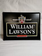 Plaque métal whisky William Lawson's, Collections, Marques & Objets publicitaires, Comme neuf