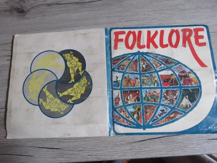 PANINI - FOLKLORE 1971, Boeken, Prentenboeken en Plaatjesalbums, Gelezen, Plaatjesalbum, Ophalen of Verzenden