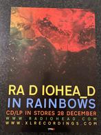 Poster Radiohead - new album In Rainbows, Comme neuf, Enlèvement ou Envoi