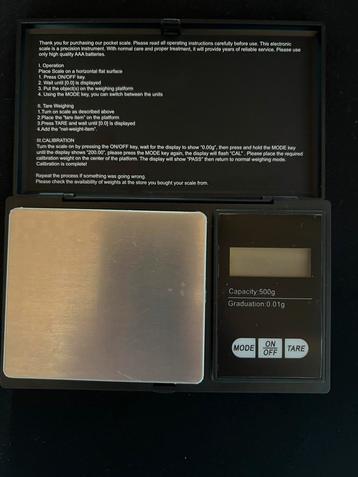 Precision scale from 0.01g-500g- digital scale beschikbaar voor biedingen
