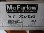 Mc Farlow proffesional speakers ST 25/150, Neuf, Autres marques, 60 à 120 watts, Enlèvement