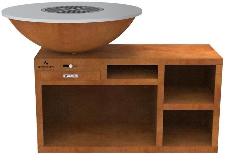 REGIFIRE BBQ Groot Cortenstaal , nu met 25% korting, Tuin en Terras, Tuinhaarden, Nieuw, Ophalen of Verzenden