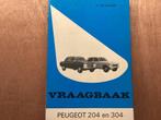 Instructieboek Peugeot 204 - 304, Ophalen of Verzenden