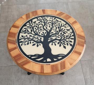 Unieke salontafel 80cm beschikbaar voor biedingen