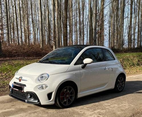 Abarth Fiat cabriolet 595C Jet 1400 +-20300km, Auto's, Fiat, Particulier, ABS, Airbags, Airconditioning, Apple Carplay, Centrale vergrendeling