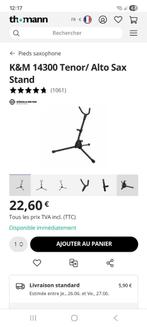 Stand pour Sax Alto ou Ténor, Musique & Instruments, Instruments à vent | Saxophones, Enlèvement ou Envoi, Neuf, Autres types