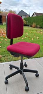 Bureaustoel, Bordeaux-rood, Ophalen, Gebruikt, Rood, Bureaustoel