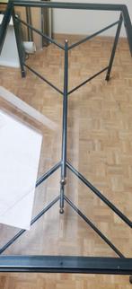 Glazen tafelblad, Huis en Inrichting, Tafels | Eettafels, Ophalen, Zo goed als nieuw, Rechthoekig, Glas