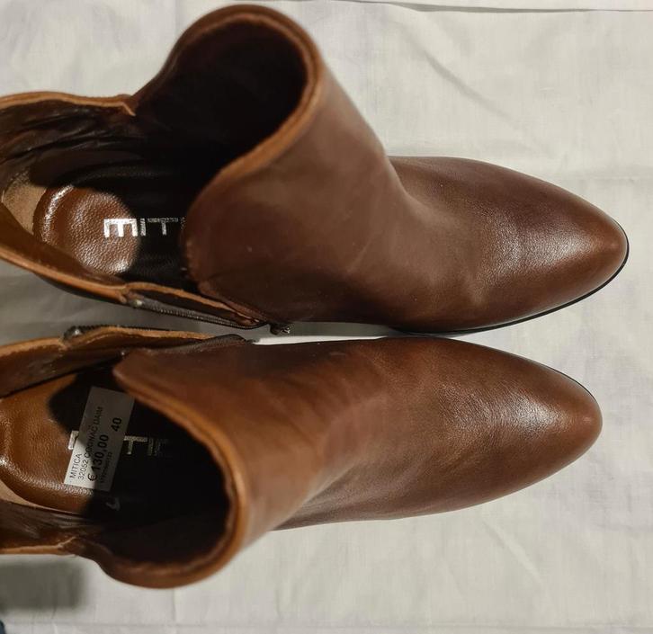 Dames enkellaarzen met hak, maat 40, Kleding | Dames, Schoenen, Zo goed als nieuw, Ophalen of Verzenden