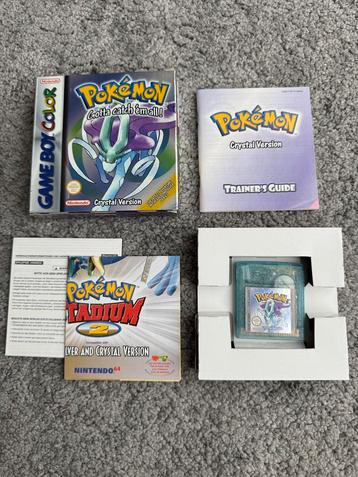 Pokemon Crystal CIB Nintendo Game Boy Color origineel beschikbaar voor biedingen