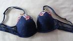 BH LISE CHARMEL DONKERBLAUW, LISE CHARMEL, Ophalen of Verzenden, Blauw, BH