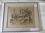 mooie Lithografie van Françoise MULLER, Antiek en Kunst, Kunst | Litho's en Zeefdrukken, Ophalen of Verzenden