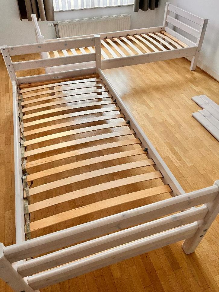 Kinderbedden, Huis en Inrichting, Slaapkamer | Stapelbedden en Hoogslapers, Zo goed als nieuw, Stapelbed, 90 cm, 200 cm, Eenpersoons