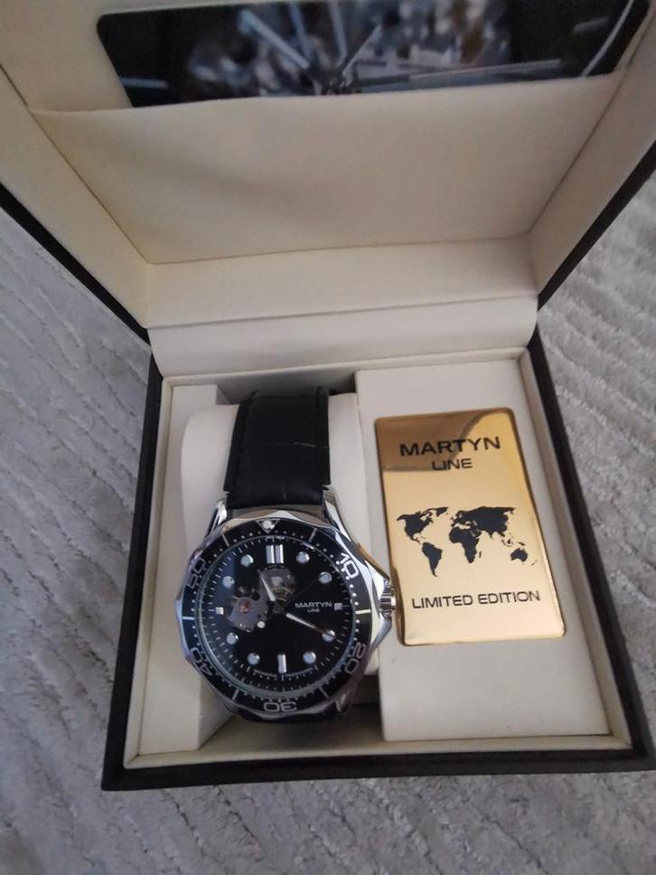 Martyn Line – Limited Edition Automatisch Horloge, Handtassen en Accessoires, Sporthorloges, Nieuw, Ophalen of Verzenden