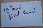 Zeldzame en authentieke handtekening van MICHEL AUDIARD, Ophalen of Verzenden, Gesigneerd