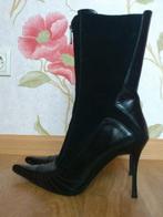 Prachtige dames lederen laarsjes maat 38, Enlèvement ou Envoi