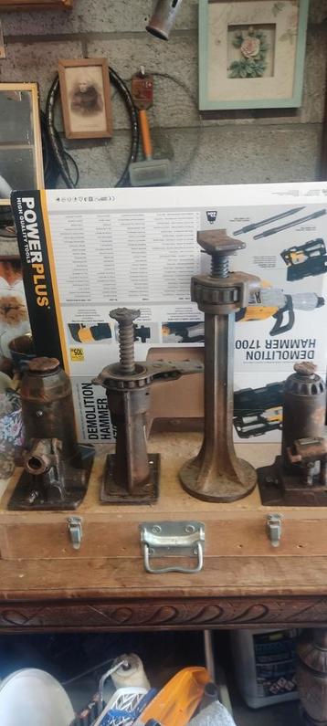 4 hydraulische garagekrikken, Autos : Divers, Prises, Enlèvement, Utilisé