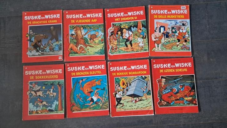 8 strips Suske en Wiske leesexemplaren, Boeken, Strips | Comics, Gelezen, Meerdere comics, Ophalen of Verzenden