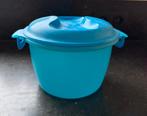 Tupperware rijstkoker  (blauw), Huis en Inrichting, Keuken | Tupperware, Ophalen, Zo goed als nieuw, Blauw