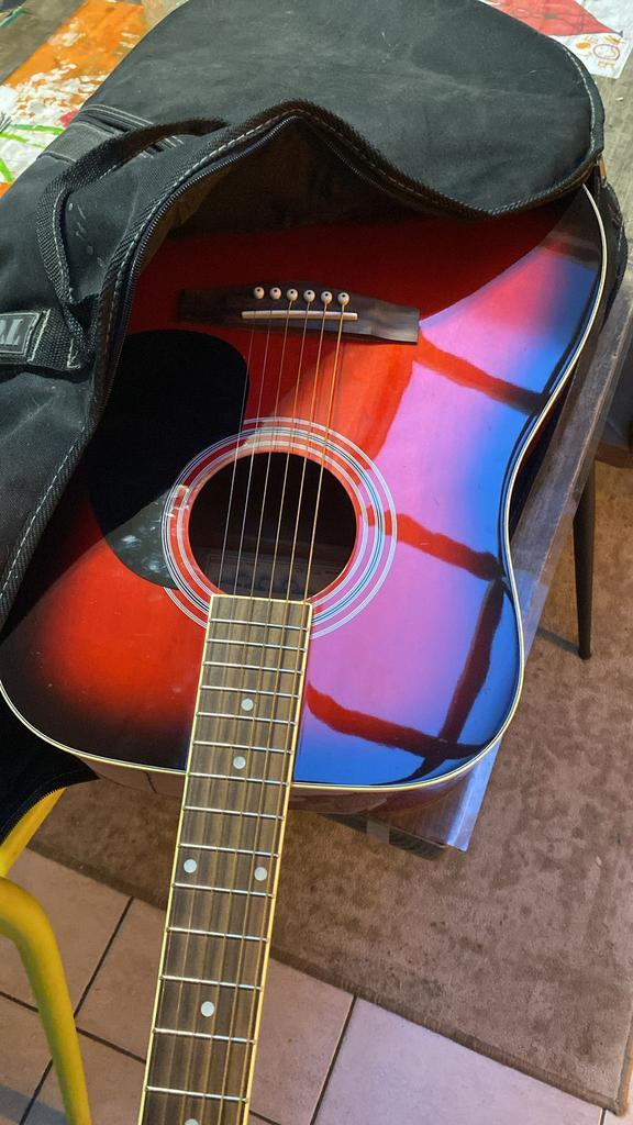 Richwood akoestische gitaar, Muziek en Instrumenten, Snaarinstrumenten | Gitaren | Akoestisch, Zo goed als nieuw, Ophalen