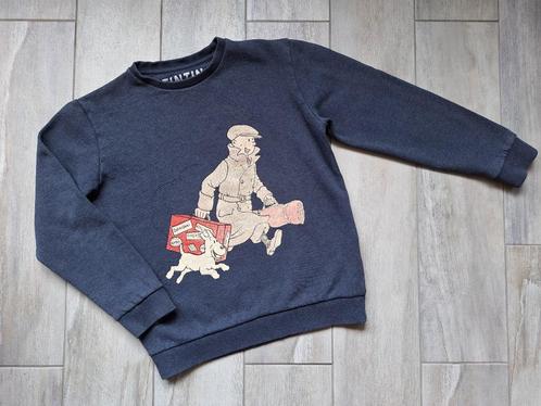 ★ M140 - Trui Tintin, Kinderen en Baby's, Kinderkleding | Maat 140, Gebruikt, Jongen, Trui of Vest, Ophalen of Verzenden