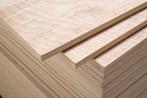 Multiplex Populier/Okoumé interieur 244x122x18 B/BB, Doe-het-zelf en Bouw, Hout en Planken, Ophalen, Minder dan 25 mm, Nieuw, 200 tot 250 cm