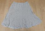 Witte rok met zwarte bolletjes maat XL, Wit, Maat 46/48 (XL) of groter, Ophalen of Verzenden, Zo goed als nieuw
