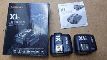 Godox X1T-C XMT + X1R-C RCV Canon TTL flits trigger beschikbaar voor biedingen