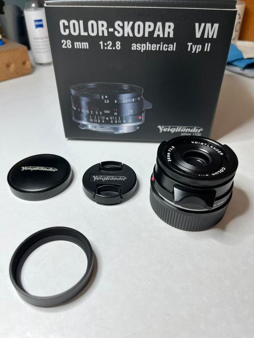 Voigtlander Color Skopar 28mm f2.8 VM leica M mount, Audio, Tv en Foto, Foto | Lenzen en Objectieven, Zo goed als nieuw, Ophalen of Verzenden
