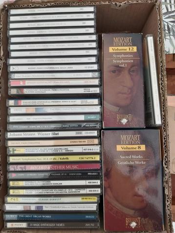 Ruime selectie aan cd's met klassieke muziek.  beschikbaar voor biedingen
