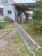 Te koop aluminium lader twee maal 24 treden, Doe-het-zelf en Bouw, Ladders en Trappen, Ophalen of Verzenden
